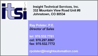 Ray Polster, P.E. - Sales Manager