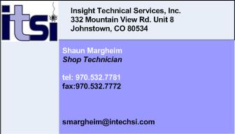 Shaun Margheim - Shop Technician